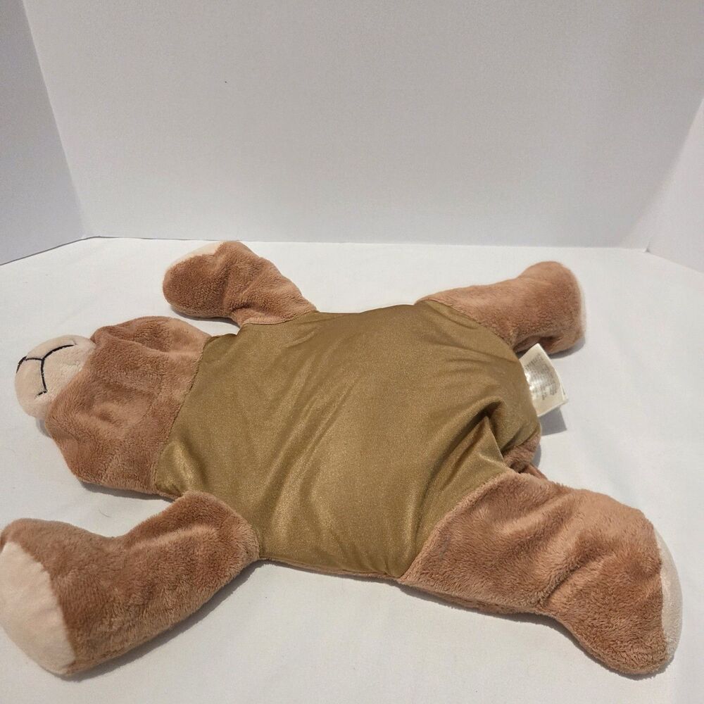 Jay At Play 17” Microbead Bear Brown Plush Pillow Stuffed Animal - Picture 4 of 7